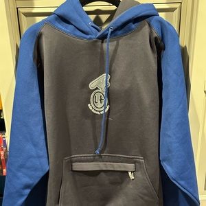 Men’s Lake Tahoe Color Block Sweatshirt with Double Pockets Large